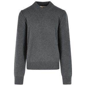 Marni Grey Virgin Wool And Cashmere Sweater Men